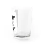 onehappinessのゴールデンレトリバー　ハーフ＆ハーフ Water Glass :right