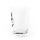 いきものや　のの（別館）の白黒うさぎ Water Glass :right