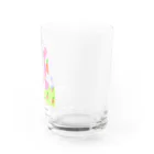 ふわふわポメラニアンちゃんのふわふわうさぎ年ちゃん Water Glass :right