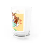 キノのすーぱーねこねこがーる♡♡ Water Glass :right