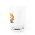 MOG WORK'sのずっきゅんもくりちゃん Water Glass :right