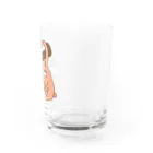 働きたくないの手酌うさぎ Water Glass :right