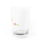 Erizoぐっずショップのチューリップ桃色 Water Glass :right