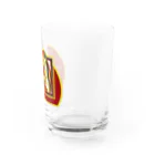 GOODS SHOP【そぞろな小窓】 SUZURI店の【脱穀してからね】 Water Glass :right