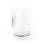 runの息子の絵 Water Glass :right