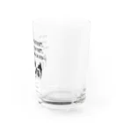 GRIMWORKSのTHE GRIMBATS logo-1 EX Black Water Glass :right