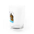 萩之助のゆるふわ馬牧場の馬が合う Water Glass :right