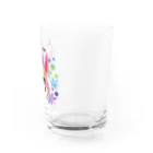 玉子丸の部屋の魔法のピンクうさぎ Water Glass :right