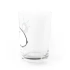 ウサギ幕府のおまんじゅうウサギ【ウサギ幕府】 Water Glass :right