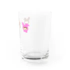 ちびもりのちいちゃん🧒ときどきUSAGI🐰 Water Glass :right