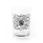 Rook'sVisionのNAMES 恐竜JW[黒] Water Glass :right