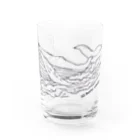 ariariartの世界でもっとも孤独なクジラとラジオ【チャリティー】 Water Glass :right