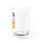 うさぎのうみちゃんねるショップのお花見うさぎ-うさぎのうみ Water Glass :right