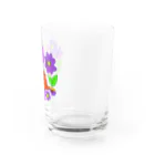 宇宙猫の花と猫 Water Glass :right