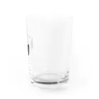 あましぶきのフレーメン反応黒猫 Water Glass :right