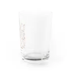 紅い羽の子 -ひよことぴよめろ-のひよこの気持ち(ブラウン) Water Glass :right