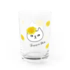 ise-shopのたんぽぽとねこ Water Glass :right