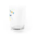 NIKORASU GOの野鳥デザイン「カワセミ」（Tシャツ・パーカー・ETC）） Water Glass :right