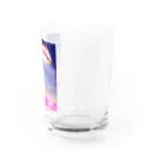 けあうさSHOPの3匹おやすみけあうさ Water Glass :right