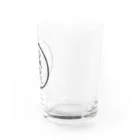 ハチワレデザインのNO 990 NO LIFE(BK) Water Glass :right