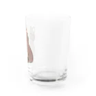 砂川うにょんの見返りたぬ Water Glass :right