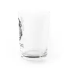 Vibrant Novaのstay curious Water Glass :right