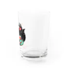 そのへんの黒猫の花よりなんとか Water Glass :right