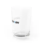 ドクレンショップのスカルユニオンロゴ Water Glass :right