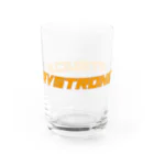 ハロー松田のとんかつTシャツのKASTUCURRYSTRONGKARAI Water Glass :right