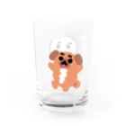 とろけるでべちゃんのいちるちゃん と からあげ犬 Water Glass :right