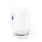 ヤぴのふよふよしてる136さん（青） Water Glass :right