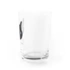 小鳥と映画館の青い瞳の黒猫 Water Glass :right