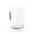 小鳥と映画館の青い瞳の黒猫 Water Glass :right