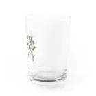 ぽつねんとした犬本舗のぽつねん犬（サルーキ） Water Glass :right