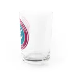 miyakojima_baseのグローバルドローンフライト協会ロゴ Water Glass :right