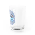 ひよこ男爵とまだむにゃんのごまふあざらにゃん Water Glass :right