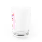 うりぼうのお店のもっちうさぎ　お花の冠 Water Glass :right