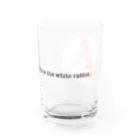 idumi-artの白うさぎ　matrixバージョン Water Glass :right