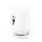 ありしろ雑貨店(suzuri支店)のありしろ雑貨店公式グッズ（モノクロVer.） Water Glass :right