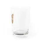 みきぞーん｜保護猫 ミッキー画伯と肉球とおともだちのmau Water Glass :right