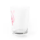 小鈴商店_SUZURI支店のもちもちこぼこら(ピンクもちもち) Water Glass :right