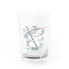 itsuto-こねこしょうしょうめんへらのマグ「かさ、とは…？」＋グラス/たんぶらー Water Glass :right