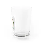 水色堂の見上げる丸いコザクラインコ Water Glass :right