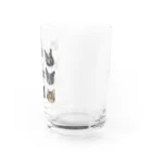 みきぞーん｜保護猫 ミッキー画伯と肉球とおともだちのmuchaguraainima Water Glass :right