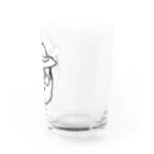 金剛力ぷりすけ像のブルーアイズ女スパイ田中ことこ Water Glass :right