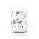 Ekusimのイカ墨まつり(線画黒ロングver.) Water Glass :right