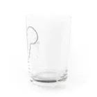 akiの母が描いたリス Water Glass :right