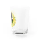 mariechan_koboの038 ウロコインコノーマル ミモザのリース Water Glass :right