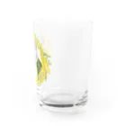 mariechan_koboの040 ウロコインコシナモン ミモザのリース Water Glass :right