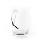 あじつけのりのトリちゃん（すみ絵ふう） Water Glass :right